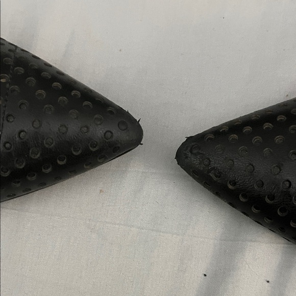 Prada Women's Black Perforated Leather Flats - Picture 5 of 8